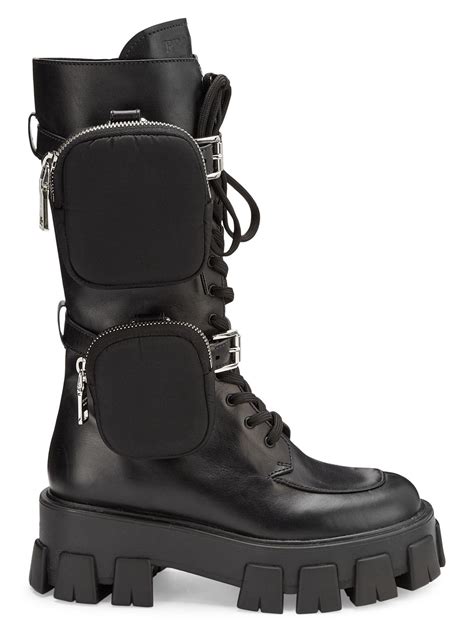 high top prada boots|prada chunky shoes.